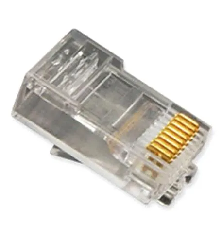 Cablesys ICC-ICMP8P8SRD — PLUG, 8P8C, OVAL ENTRY, SOLID, 100PK