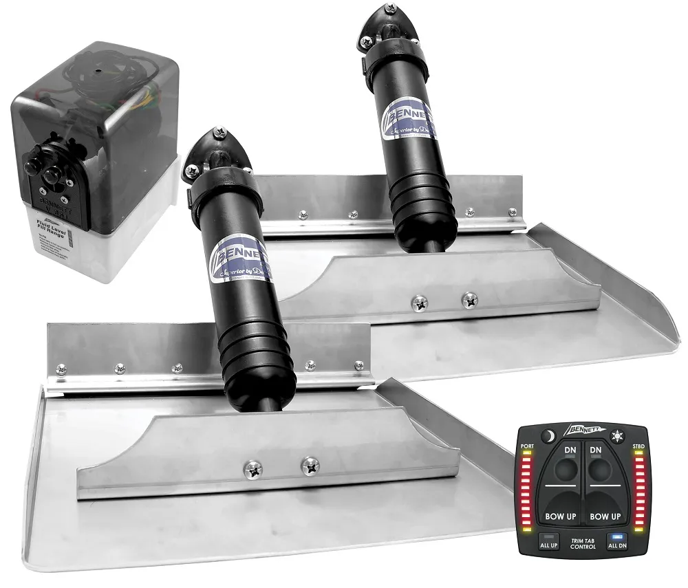 Bennett Trim Tabs 1212OBI — Bennett 12X12 Trimtabs With One Box Indication