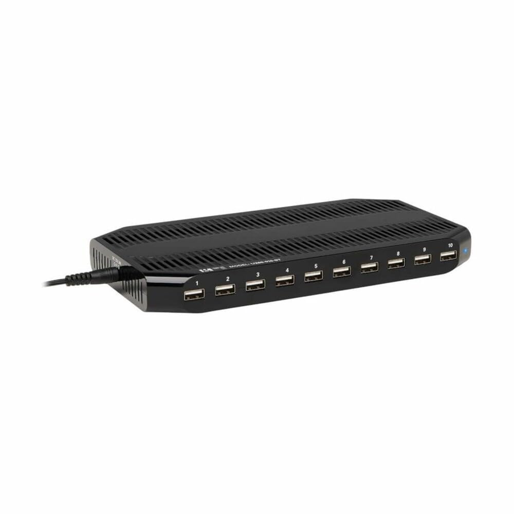 Eaton Tripplite U280-010-ST — EATON, 10-PORT USB CHARGING STATION WITH ADJUSTABLE STORAGE, 12V 8A (96W) USB CHARGER OUTPUT