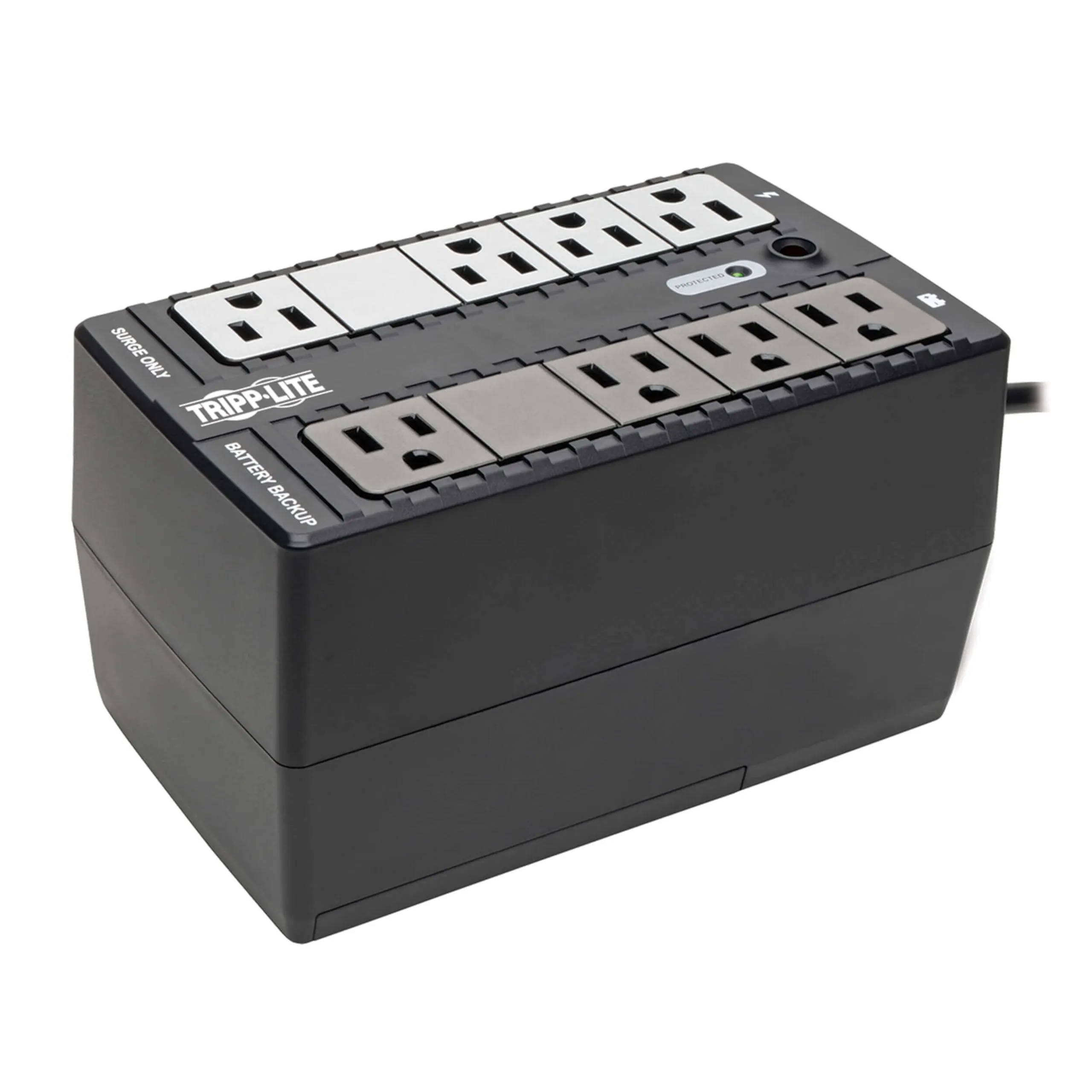 Eaton Tripplite BC450 — EATON, 450VA 225W UPS DESKTOP BATTERY BACK UP COMPACT 120V 8 OUTLETS