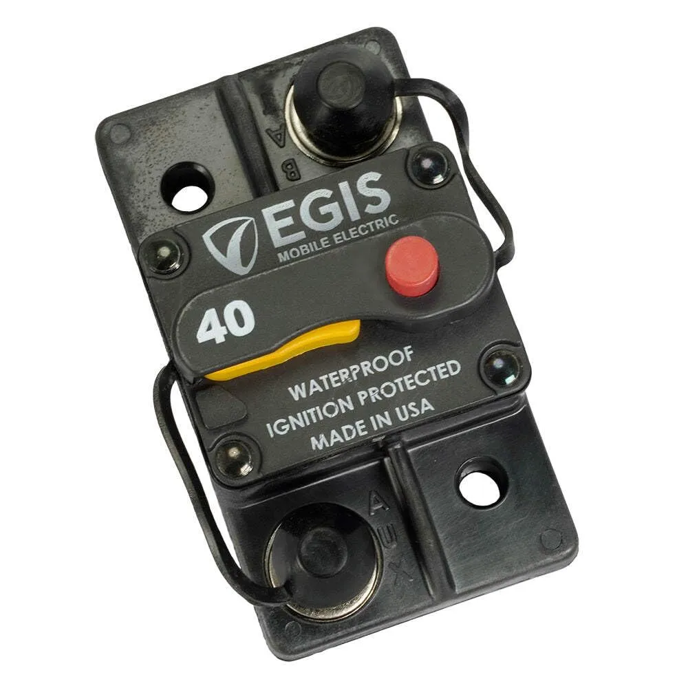 Egis Mobile Electric 4703-040 — EGIS 285-Series 40 Amp Circuit Breaker Surface Mount