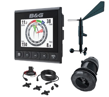B and G 000-14955-002 — B&G Triton2 Speed/Depth/Wind Package with DST810 and WS310