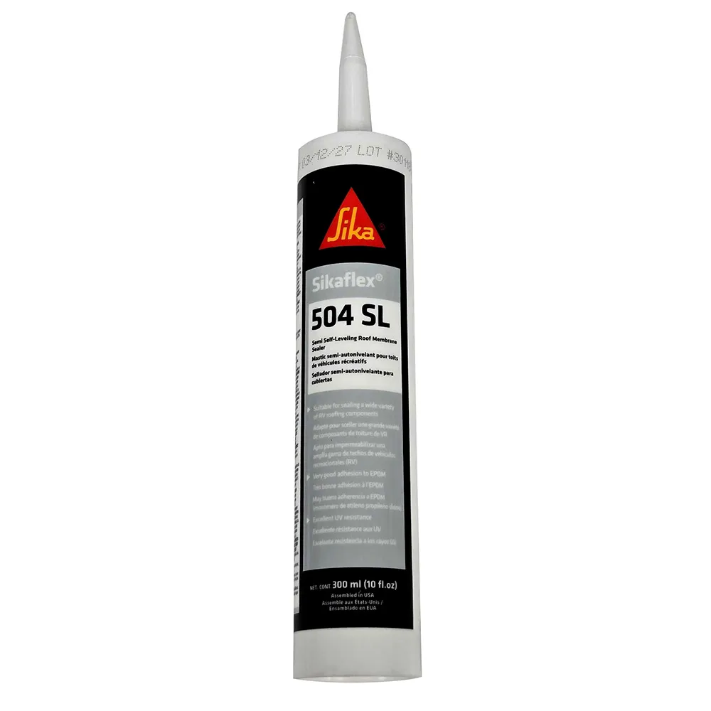 Sika 875379 — Sika Sikaflex®-504 SL Semi Leveling Roof Membrane Sealer - White - 300ml