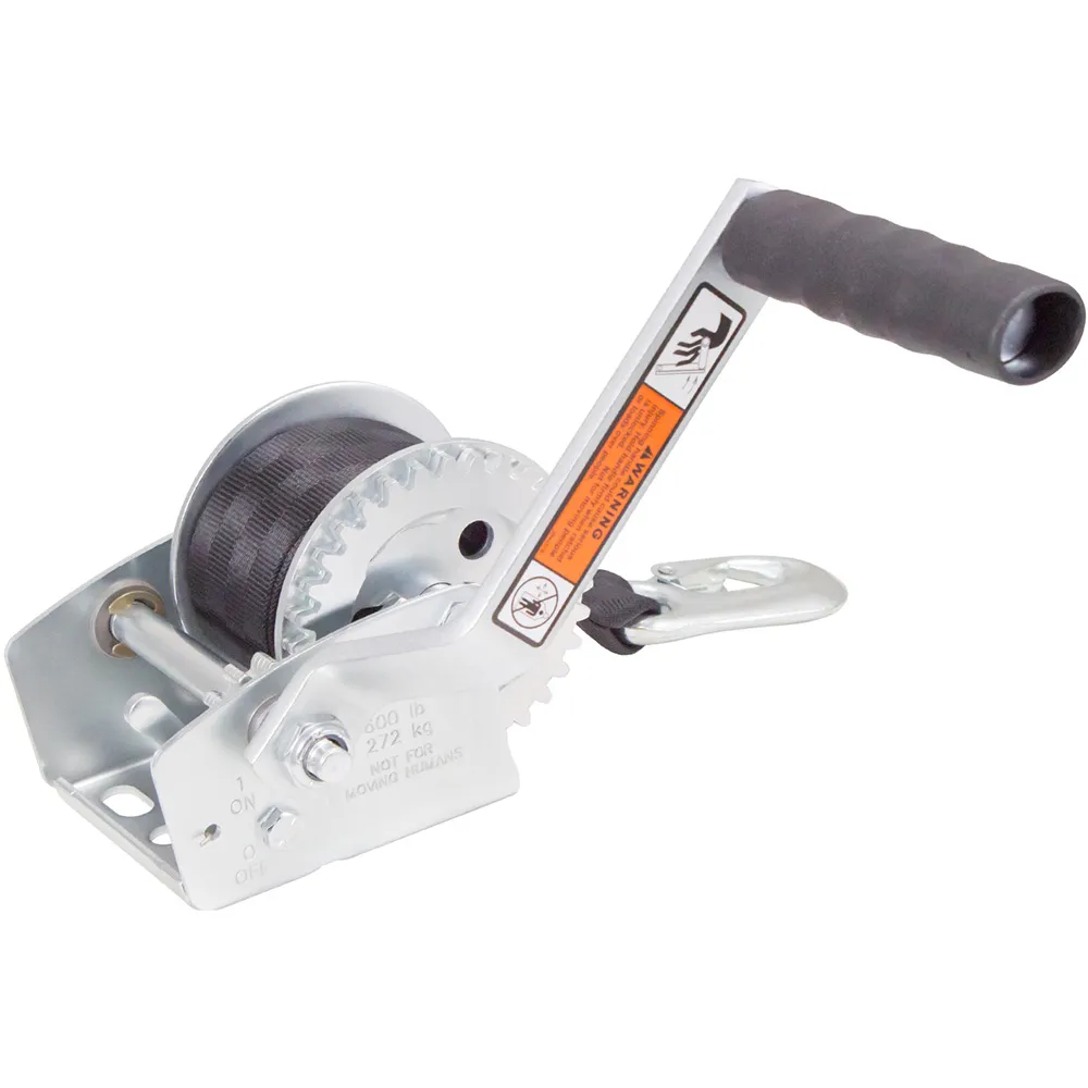 Load Rite 6089.12 — Load Rite Single-Speed Trailer Winch - 600lbs - 12' Strap