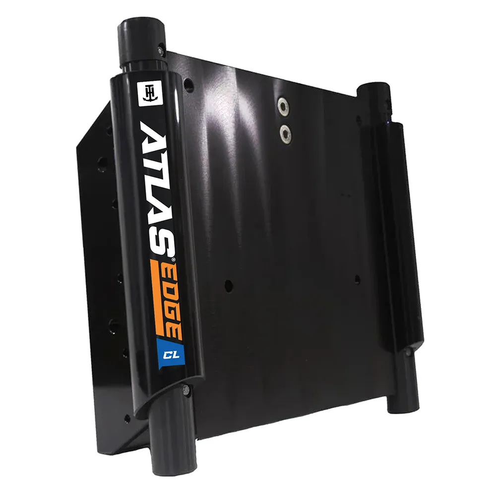 TH Marine Supplies AHJE-6V-B-DP — T-H Marine ATLAS™ EDGE 6" Set Back Hydraulic Jack Plate - Classic - Black