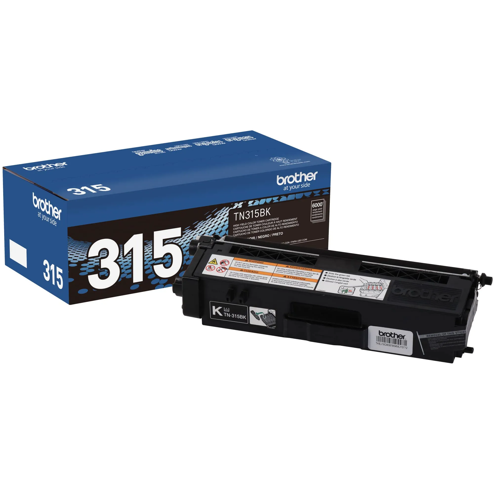 Brother BRT TN315BK — Brother TN315BK Laser Toner Cartridge - Black - 1 Each - 6000 Pages