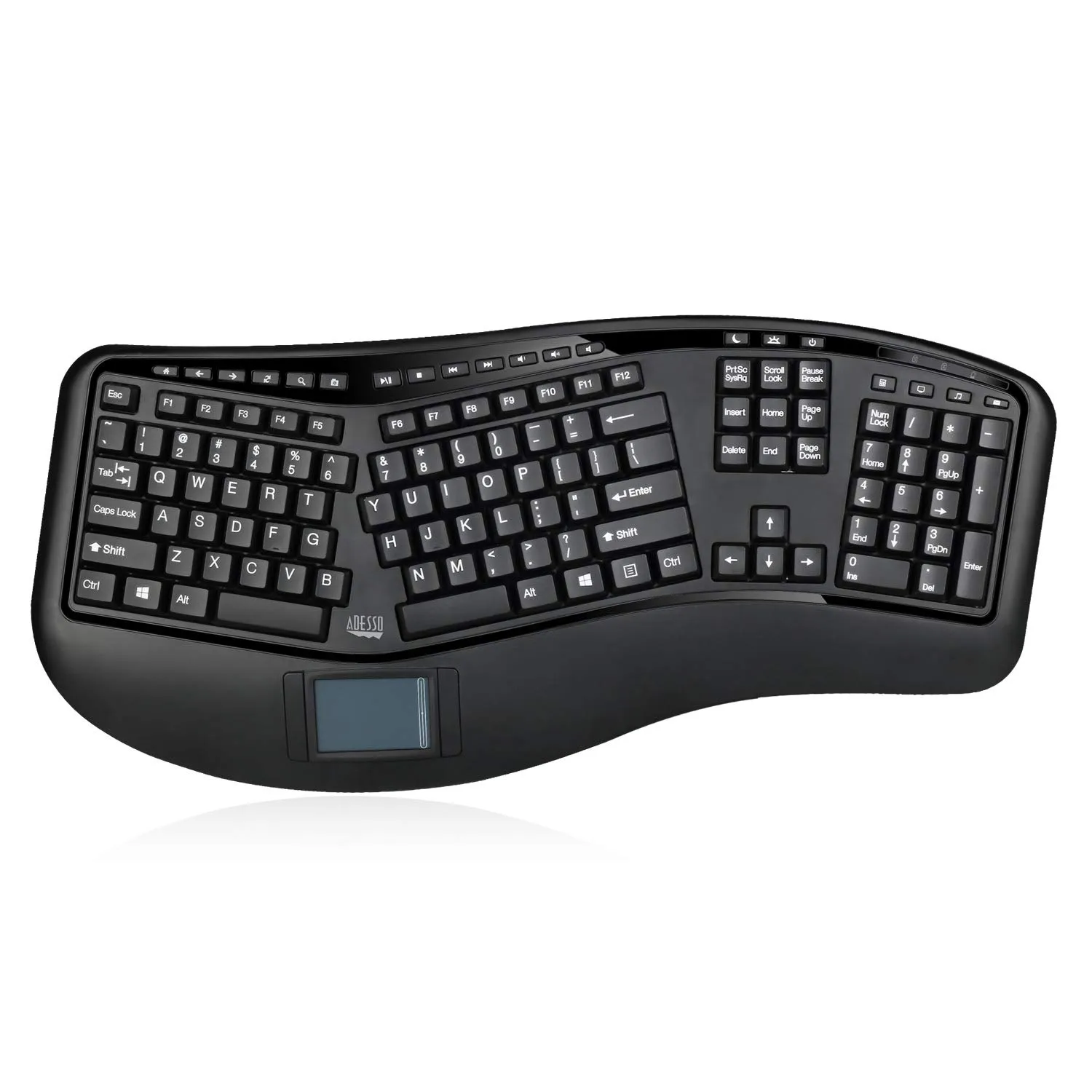 Adesso WKB-4500UB — WRLS ERGO TOUCHPAD KEYBOARD