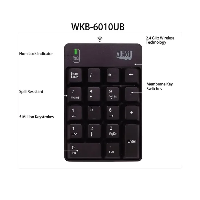 Adesso-WKB-6010UB