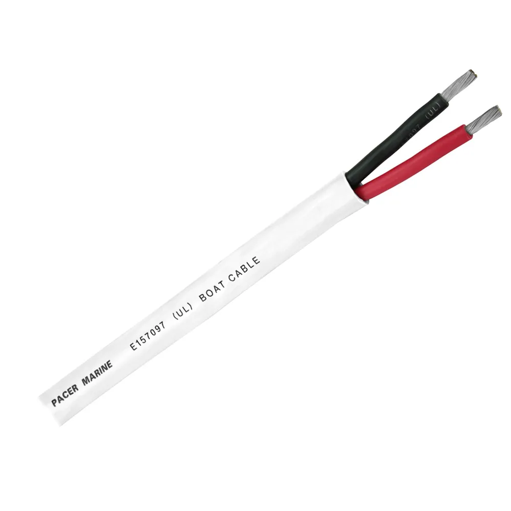 Pacer Group WR14/2DC-250 — Pacer Duplex 2 Conductor Cable - 250' - 14/2 AWG - Round Cable - Red, Black