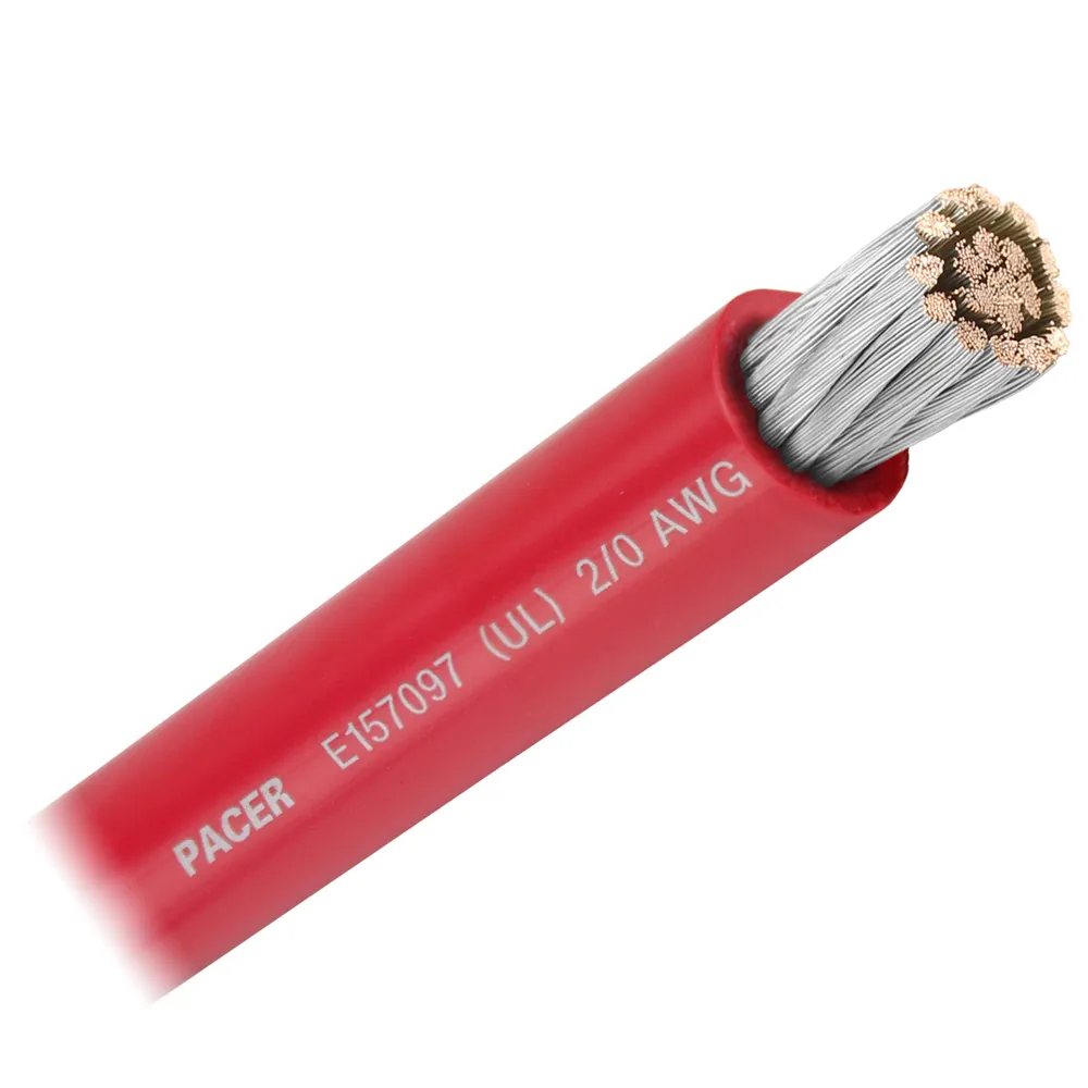 Pacer Group WUL2/0RD-FT — Pacer Red 2/0 AWG Battery Cable - Sold By The Foot
