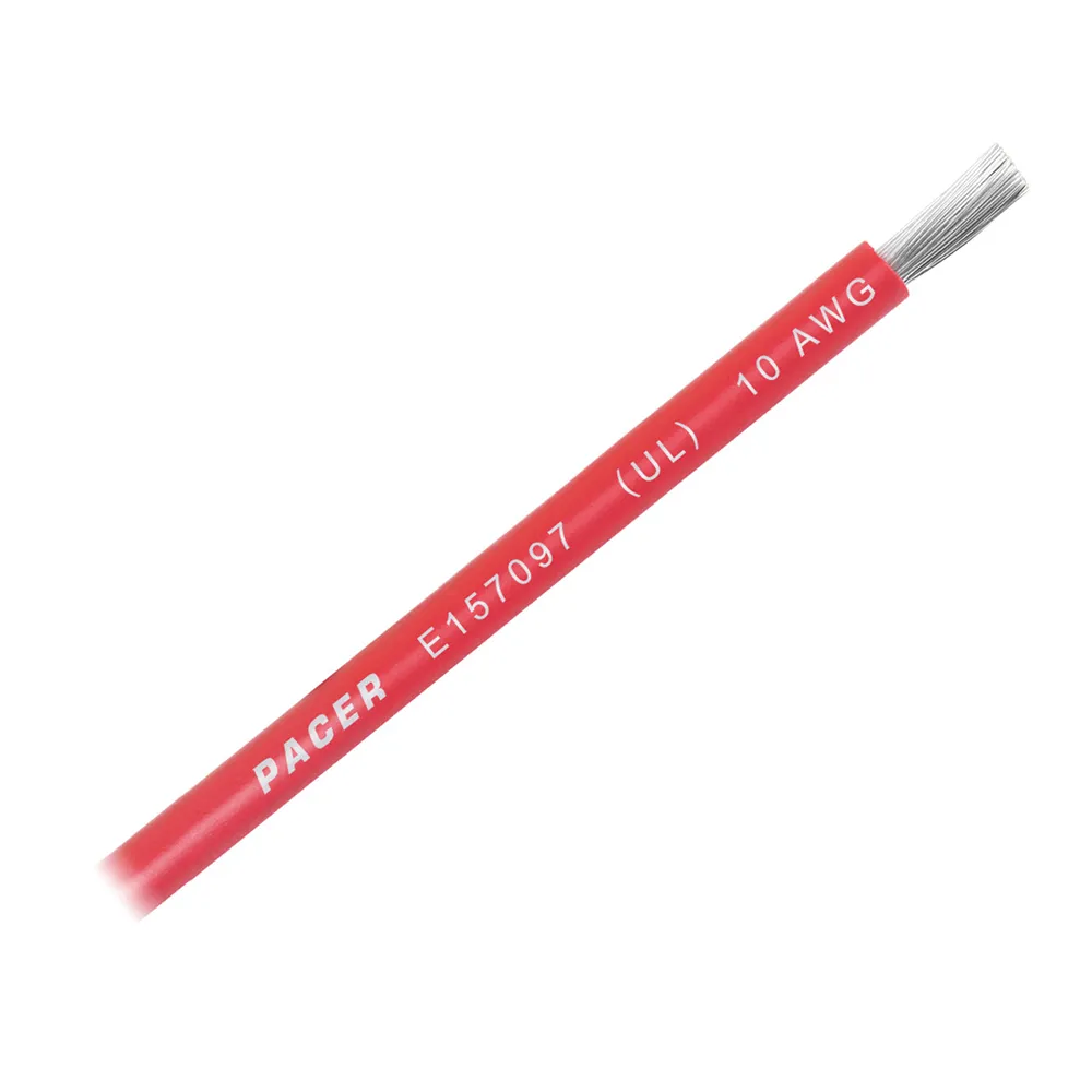 Pacer Group WUL1/0RD-FT — Pacer Red 1/0 AWG Battery Cable - Sold By The Foot