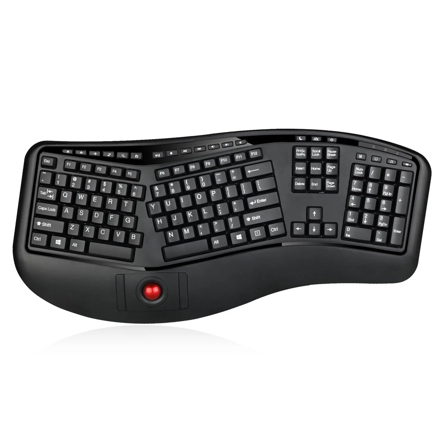 Adesso WKB-3500UB — WIRELES ERGO TRACKBALL KEYBOARD