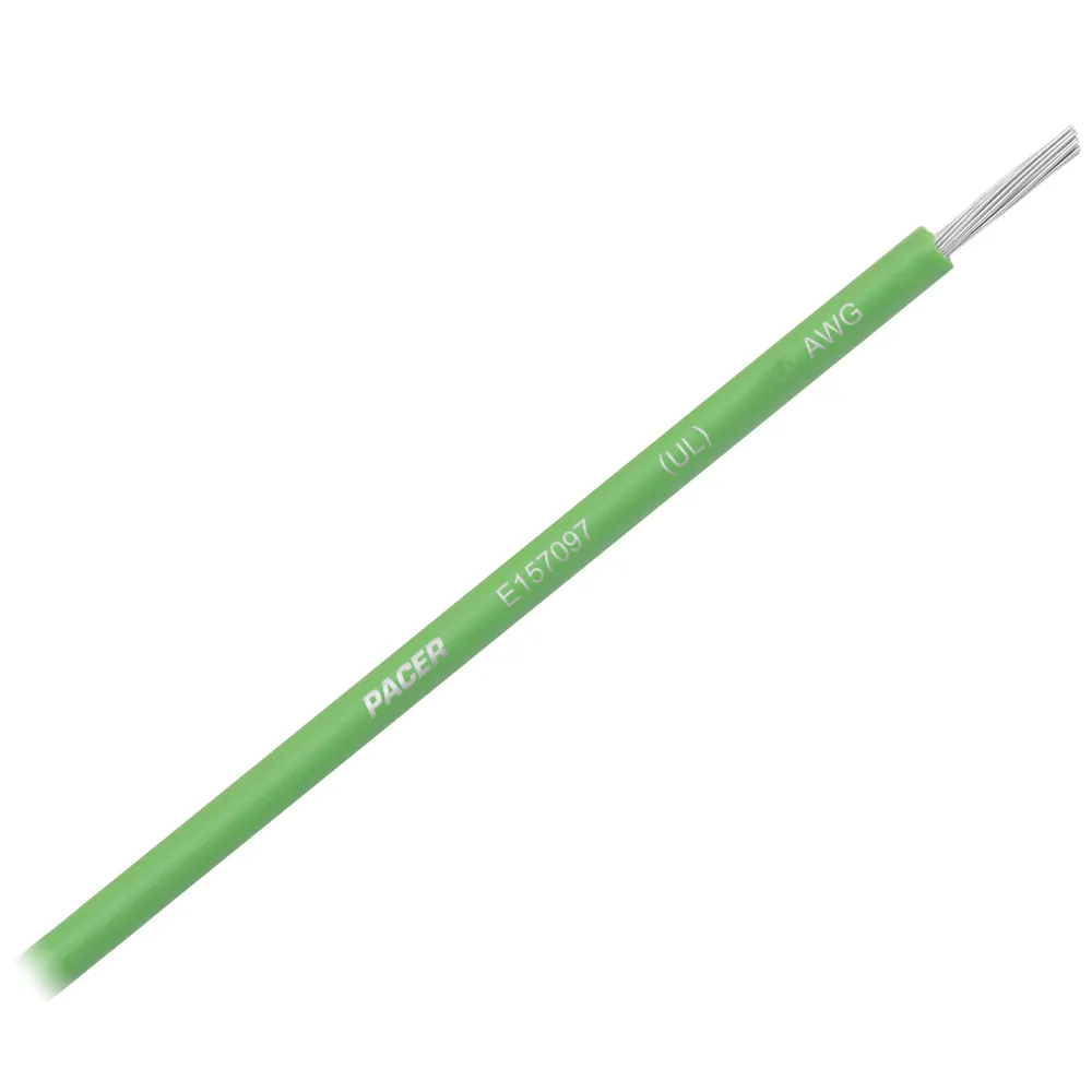 Pacer Group WUL16LG-25 — Pacer Light Green 16 AWG Primary Wire - 25'