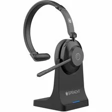 SPRACHT SPT BC1039 — Spracht Headset - Mono - USB Type A - Wired/Wireless - Bluetooth - 33 ft - Over-the-head, On-ear - Monaural - Supra-aural - Noise Cancelling Microphone - Noise Canceling - Black