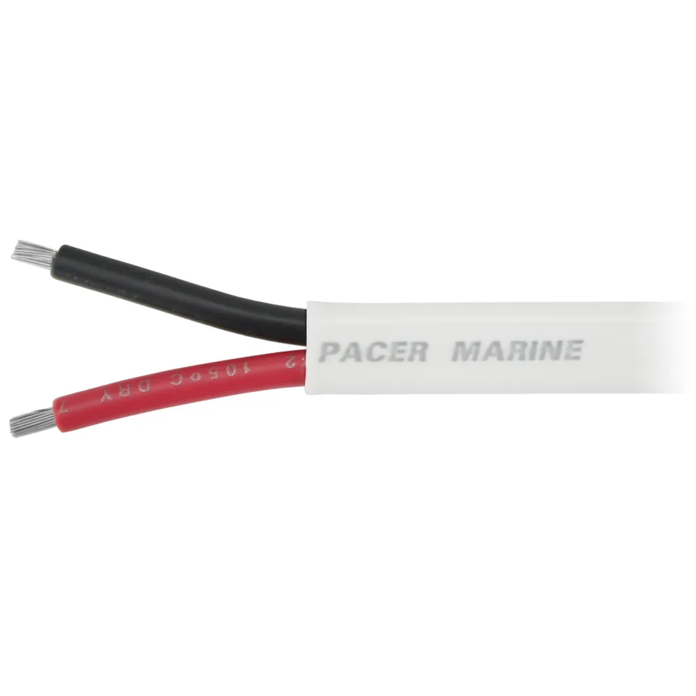 Pacer Group W10/2DC-FT — Pacer 10/2 AWG Duplex Cable - Flat Cable - Red/Black - Sold By The Foot