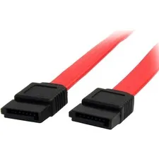 STARTECH STC SATA36 — StarTech.com Serial ATA/SATA Cable - 3 ft SATA Data Transfer Cable for Computer Case, Hard Drive, Server, Workstation - First End: 1 x 7-pin SATA 3.0 - Female - Second End: 1 x 7-pin SATA 3.0 - Female - 6 Gbit/s - Red - 1 Each