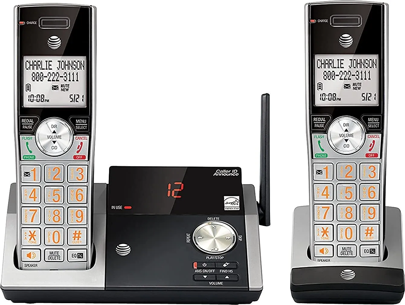 AT&T ATT-CL82215 — 2 handset answering system w/caller ID