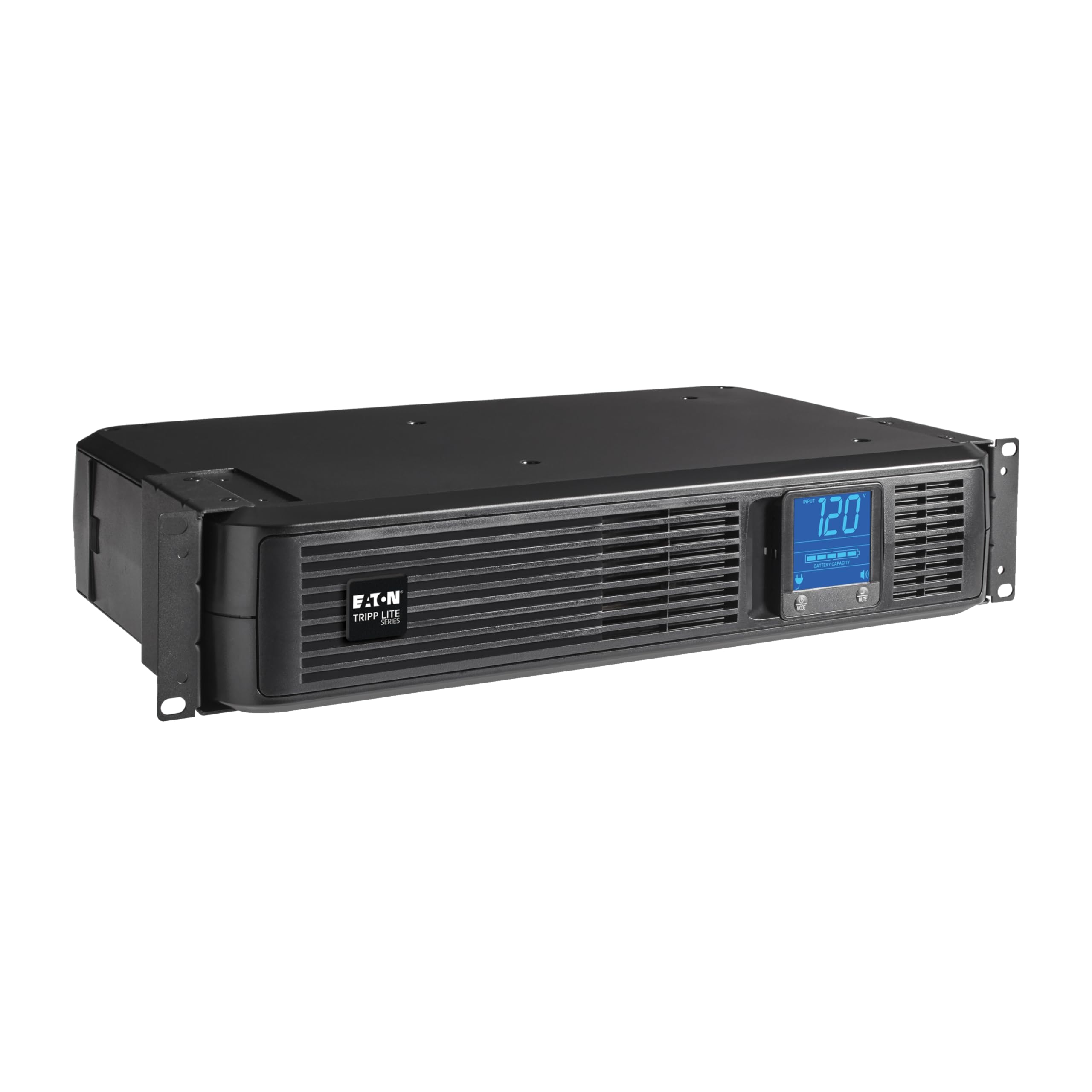 Eaton Tripplite TPL-SMART1500LCD — Eaton Tripp Lite Series Smart LCD 1500VA 900W 120V Line-Interactive UPS - 8 Outlets, USB, DB9, 2U Rack/Tower | SKU UPS-S15LCD