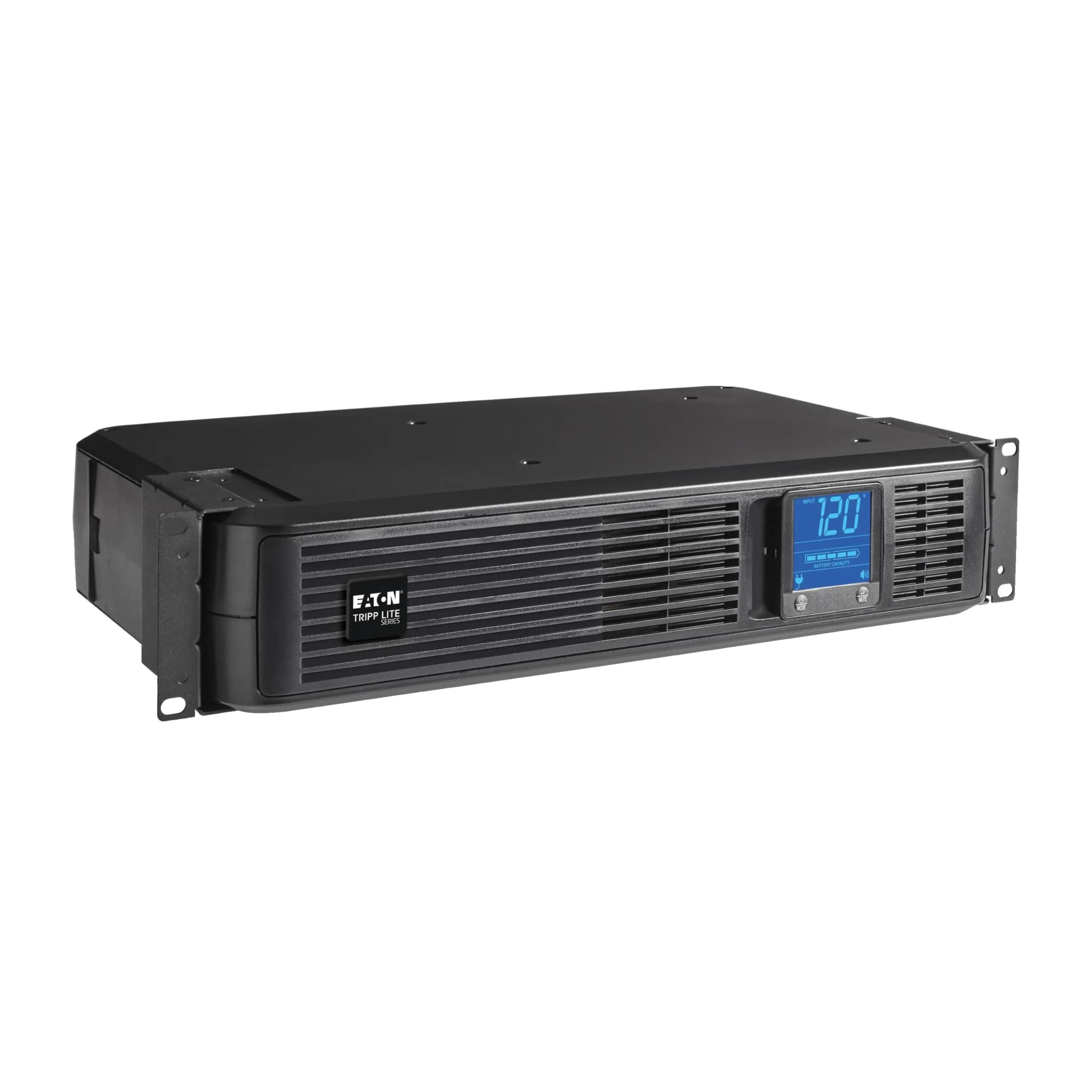 Eaton Tripplite TPL-SMART1500LCD — Eaton Tripp Lite Series Smart LCD 1500VA 900W 120V Line-Interactive UPS - 8 Outlets, USB, DB9, 2U Rack/Tower | SKU UPS-S15LCD