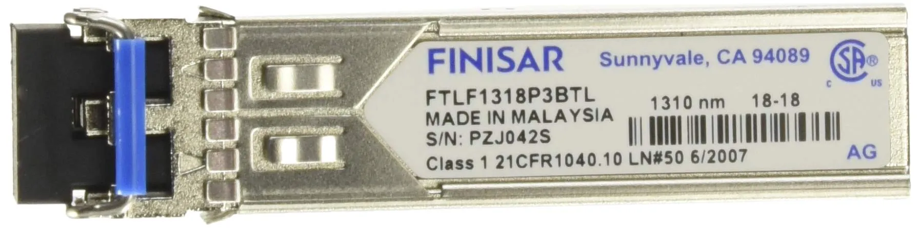 Finisar FTLF1318P3BTL — FINISAR 1.25GBS ROHS 1310NM SFP