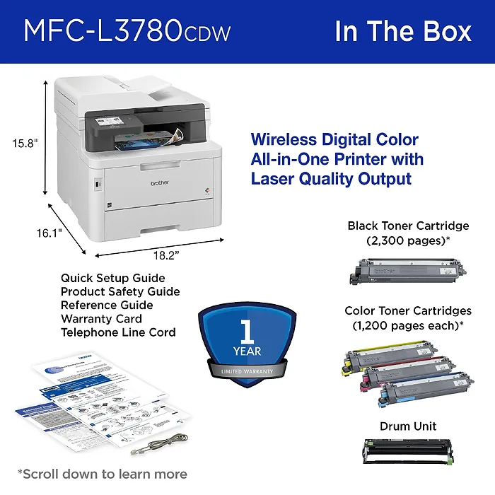 Brother-BRT MFCL3780CDW
