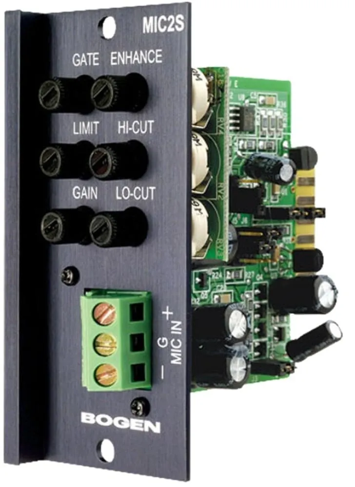 Bogen BG-MIC2S — MICROPHONE SCREW TER INPUT MOD
