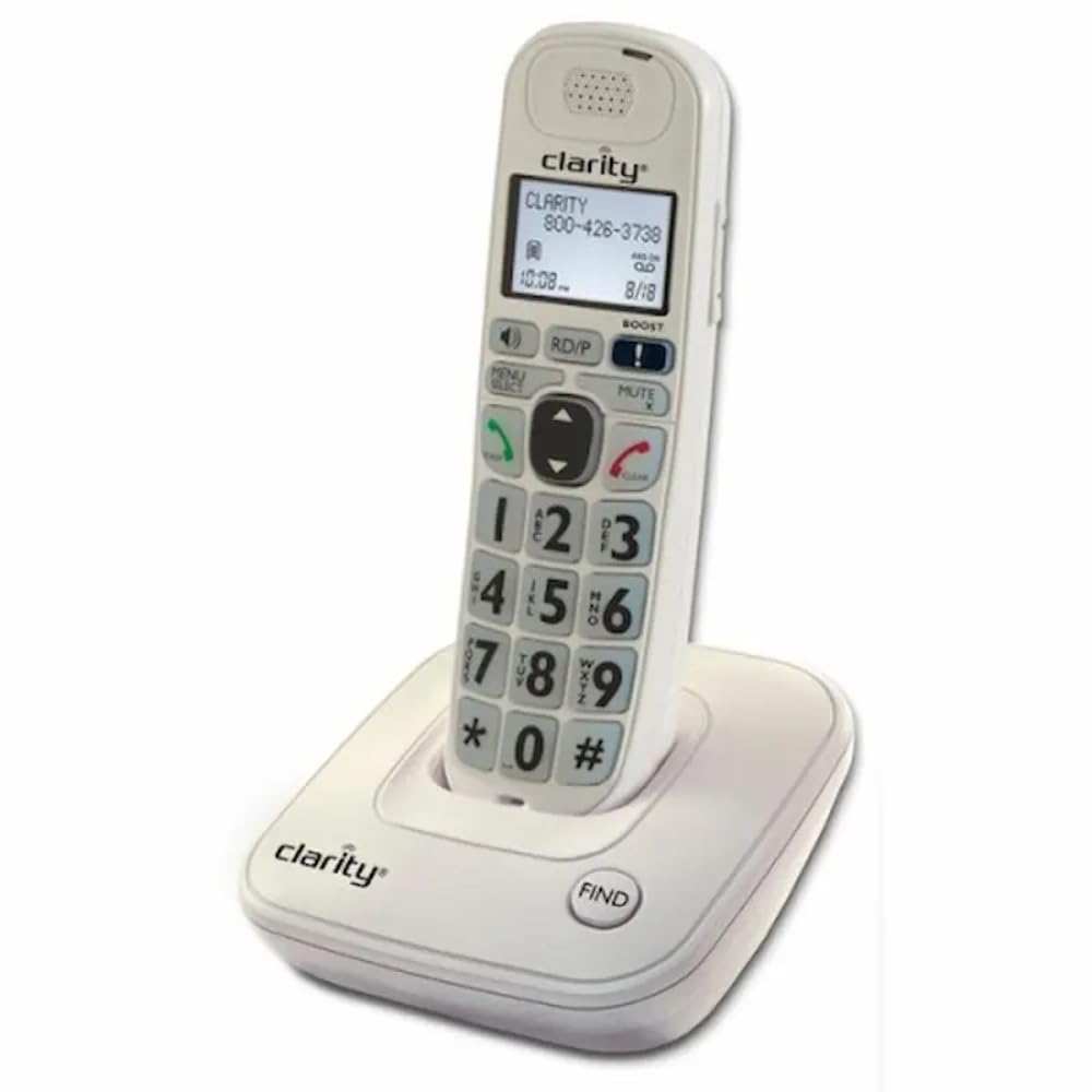 CLARITY CLARITY-D704 — 53704.000 40dB Amplified Cordless