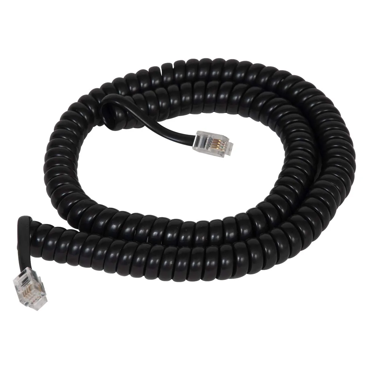 Cablesys 1200BK — GCHA444012-FBK / 12' BLACK Handset Cord