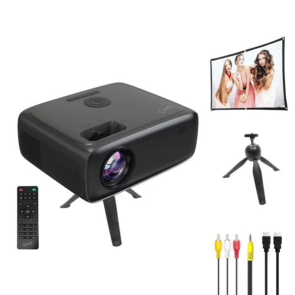Supersonic SC-282P KIT — BLUETOOTH PROJECTOR WITH ACCESSORY KIT FEATURES & SPECS: NATIVE RESOLUTION: 1920