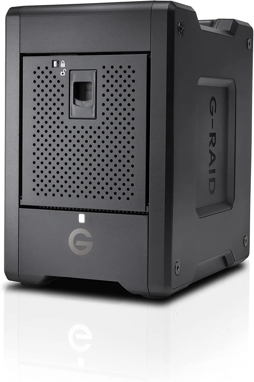 GDRIVE SDPH34H-096T-NBAAB — G-Raid Shuttle 4, 96TB, 4 Bay RAID, ThunderBolt 3, USB 3.2
