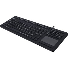Adesso AKB-270UB — Adesso Antimicrobial Waterproof Touchpad Keyboard | SKU KB-270UB