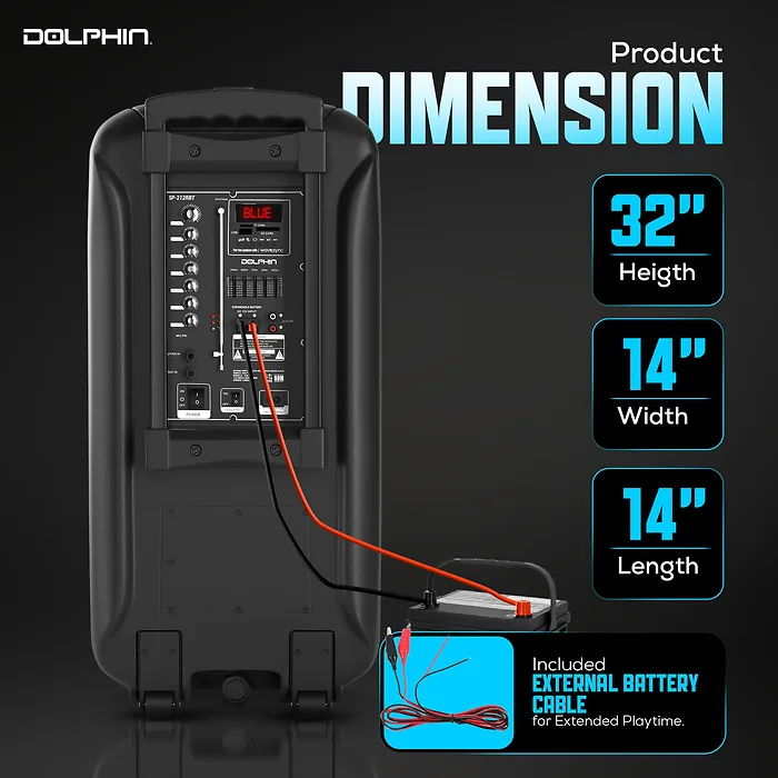 DOLPHIN AUDIO-SP-2120RBT
