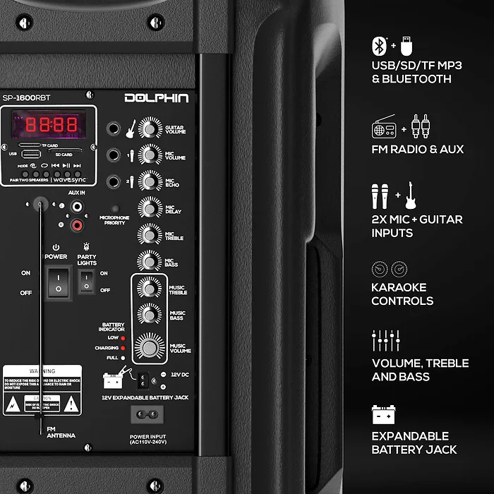 DOLPHIN AUDIO-SP-1600RBT