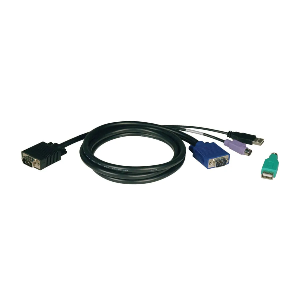 Eaton Tripplite P780-010 — 10' PS2 USB KVM Cable Kit