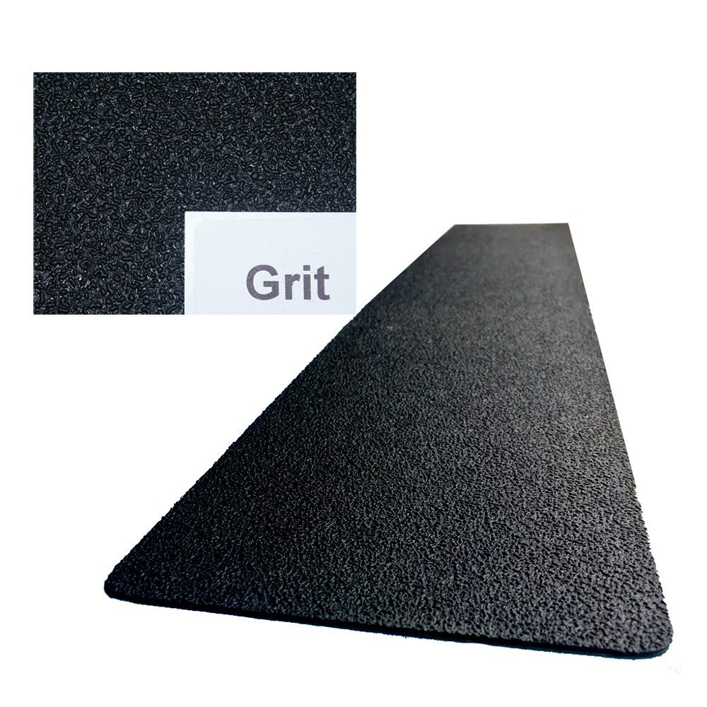 Gator Guards GSSTEPBLK-GRIT-DP — Gator Guard Gator Skinz Step Pad 4in x 16in Black Grit