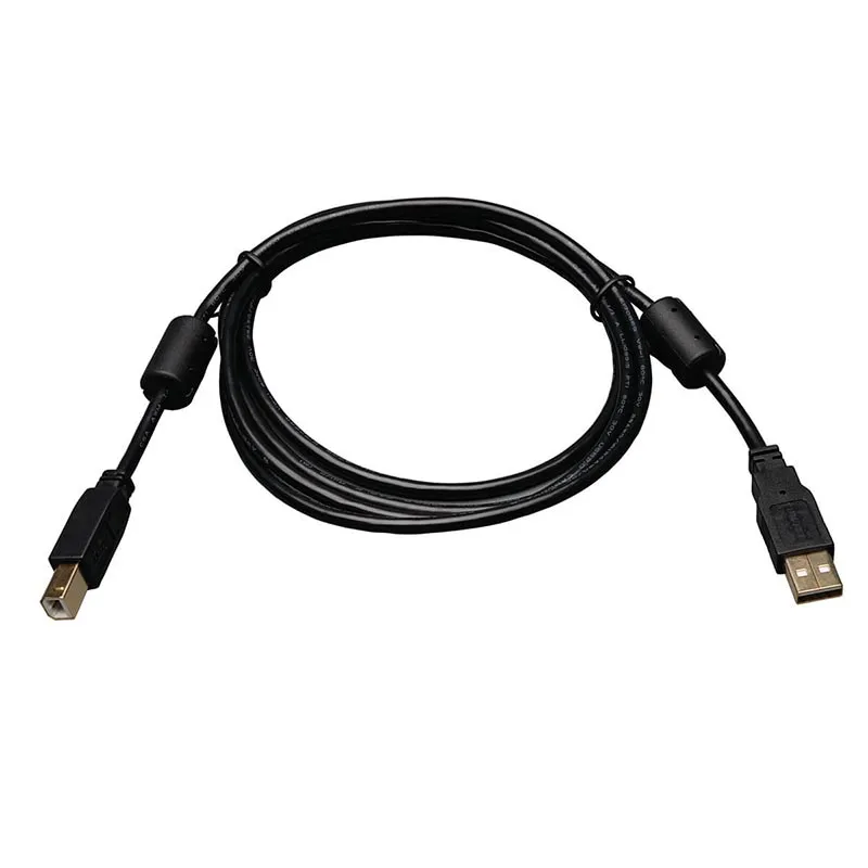 Eaton Tripplite U023-003 — Tripp Lite, USB 2.0 Hi-Speed A/B Cable, with Ferrite Chokes, M/M, 3FT