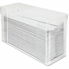 KANTEK KTK AH190 — Kantek Paper Towel Dispenser - C Fold, Multifold Dispenser - 11.5" Height x 6.8" Width x 4.1" Depth - Acrylic - Clear - 1 Each