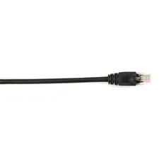 BLACK BOX CORPORATION BBN CAT6PC002BK — Black Box Connect Cat.6 UTP Patch Network Cable - 2 ft Category 6 Network Cable for Network Device - First End: 1 x RJ-45 Network - Male - Second End: 1 x RJ-45 Network - Male - 1 Gbit/s - Patch Cable - Gold Plated Contact - CM - 26 AWG - Black - 1 Each