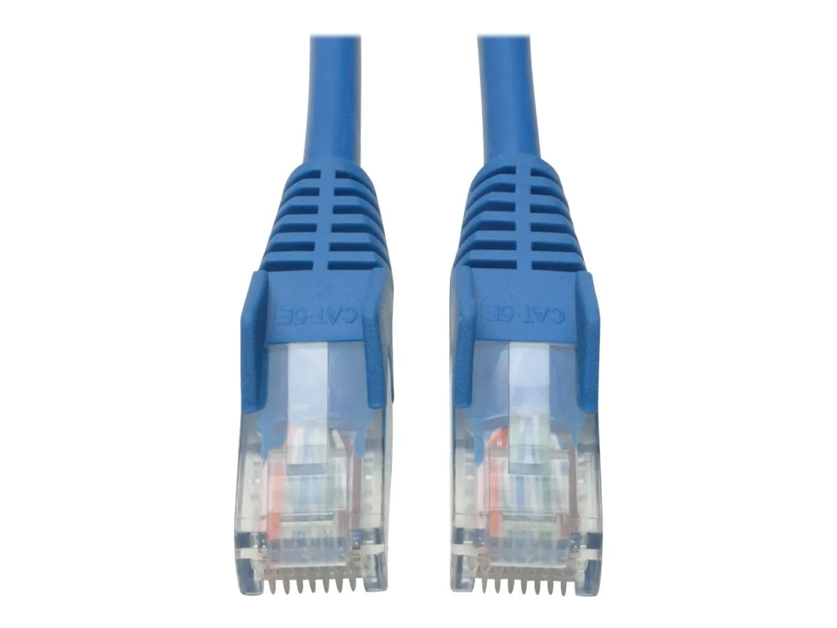 Eaton Tripplite N001-001-BL — EATON, CAT5E 350 MHZ SNAGLESS MOLDED (UTP) ETHERNET CABLE (RJ45 M/M), POE - BLUE, 1FT (0.31M)