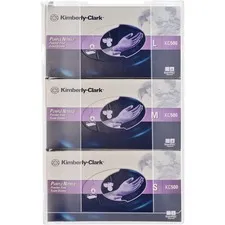 KANTEK KTK AH130 — Kantek Triple Glove Box Dispenser - 16" Height x 10.3" Width x 3.8" Depth - Acrylic - Clear - 1 Each
