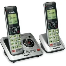 VTECH VTE CS66292 — VTech CS6629-2 DECT 6.0 1.90 GHz Cordless Phone - Silver - 1 x Phone Line - 2 x Handset - Speakerphone - Answering Machine - Hearing Aid Compatible - Backlight