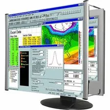 KANTEK KTK MAG19WL — Kantek MaxView Monitor Magnifier Silver - For 19" Widescreen LCD Monitor - Acrylic - Anti-glare - 1 Each