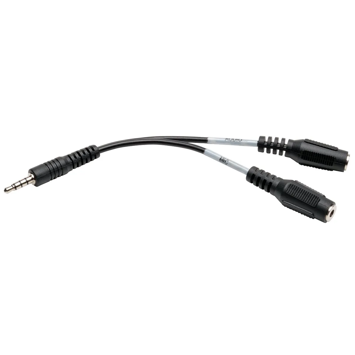 Eaton Tripplite P318-06N-MFF — Tripp Lite 3.5mm Audio Headset Splitter/Adapter x2 Female to Male 6 inch 6in. in. in. in.