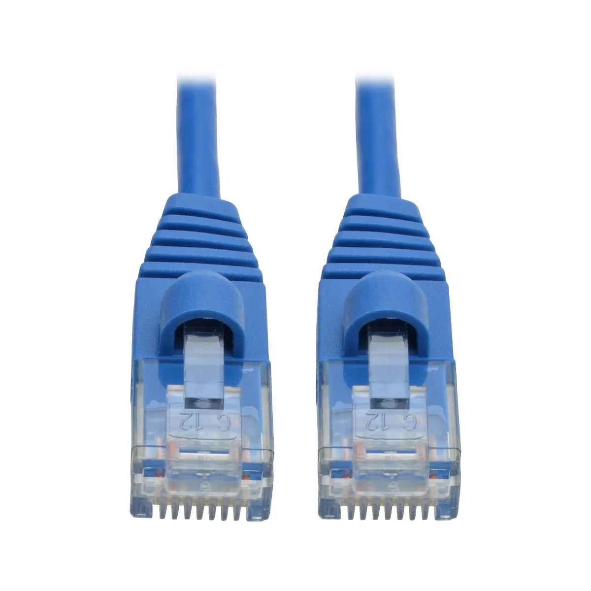 Eaton Tripplite N261-S06-BL — Tripp Lite Cat6a Gigabit Snagless Molded Slim UTP Patch Cable M/M Blue 6ft