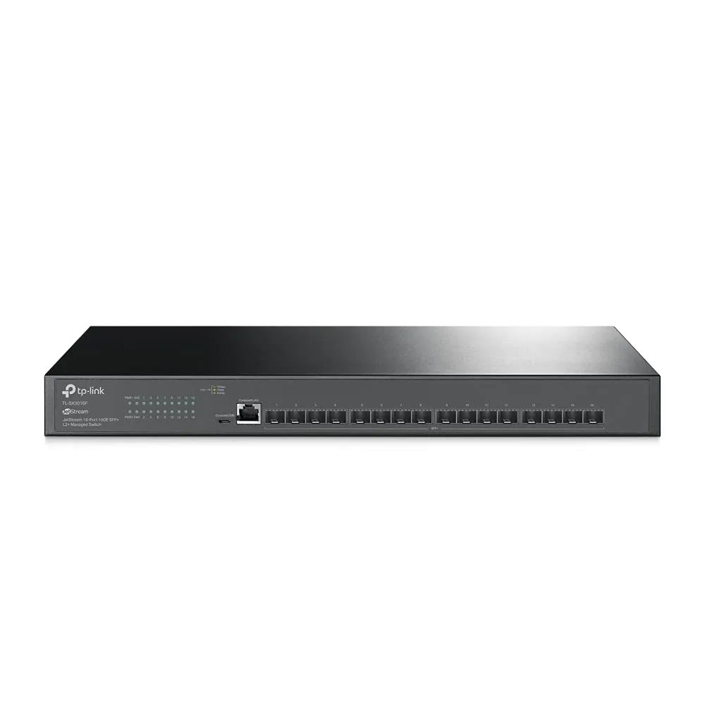 OMADA NETWORKS SX3016F — JETSTREAM 16-PORT 10GE SFP+ L2+ MANAGED SWITCH