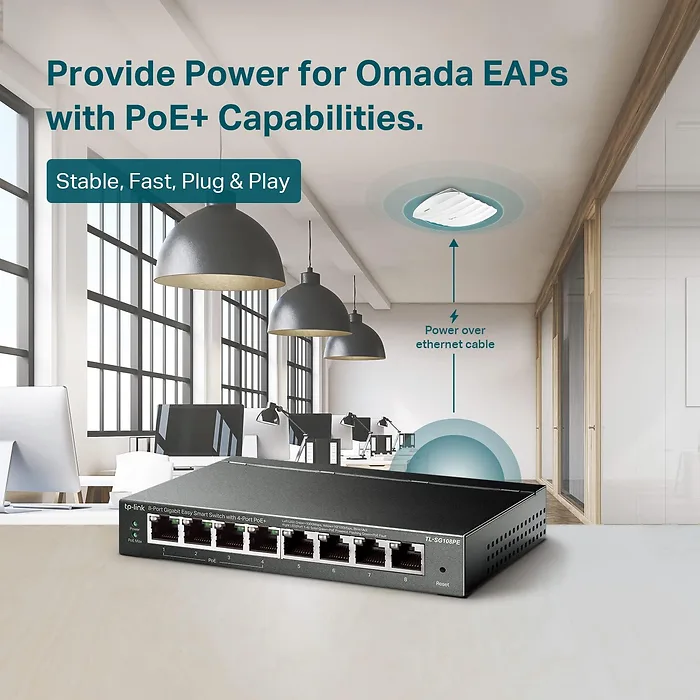 OMADA NETWORKS BY TP LINK-TL-SG108PE