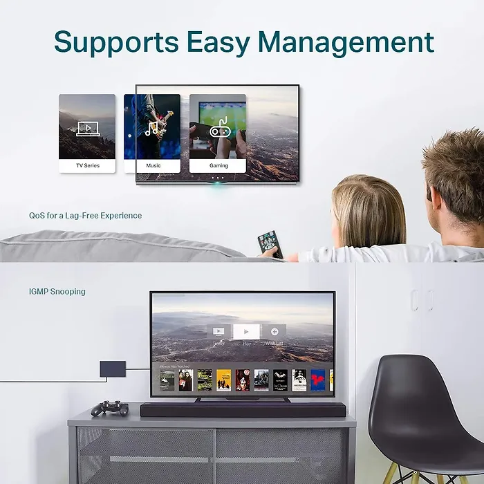 OMADA NETWORKS BY TP LINK-TL-SG108E
