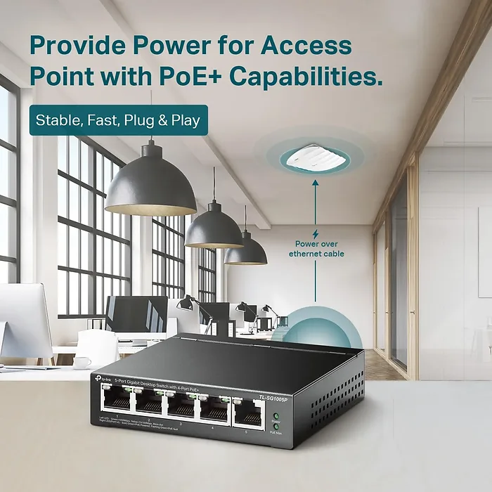 OMADA NETWORKS BY TP LINK-TL-SG1005P