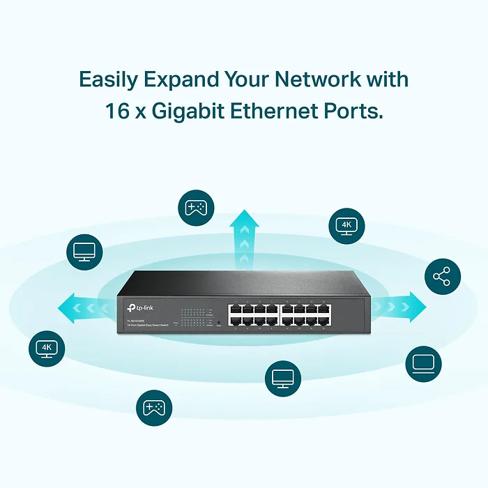 OMADA NETWORKS BY TP LINK-TL-SG1016DE