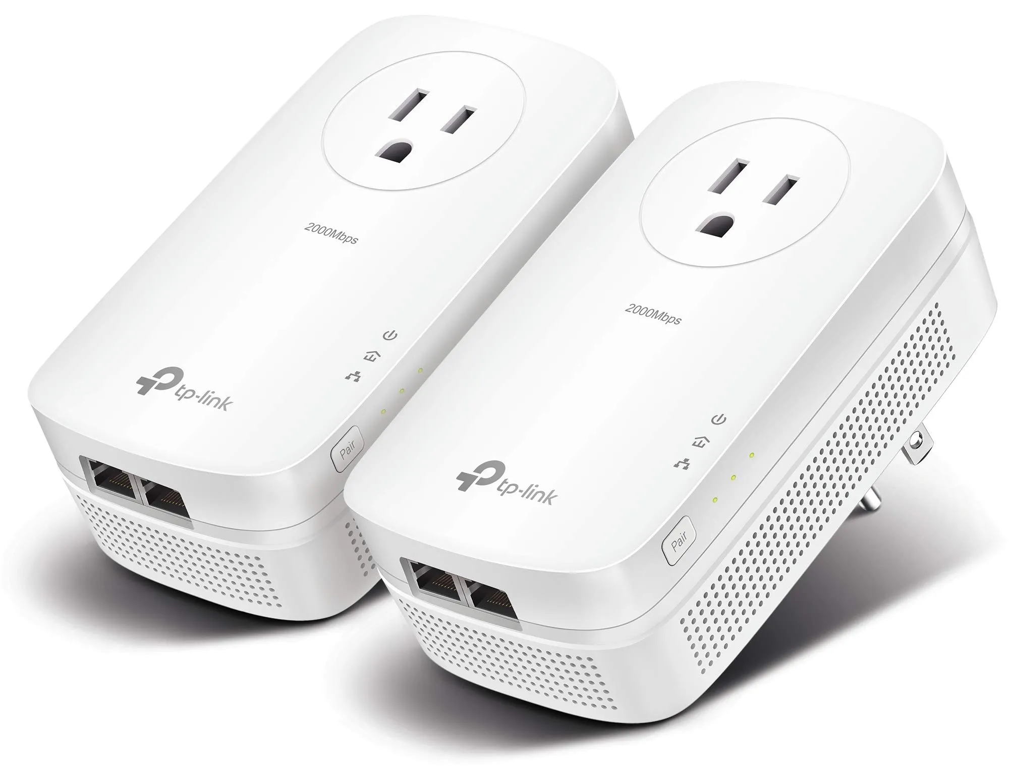 OMADA NETWORKS BY TP LINK TL-PA9020P KIT — AV2000 2-PORT GIGABIT PASSTHROUGH POWERLINE STARTERKIT,2000MBPSPOWERLINEDATARATE